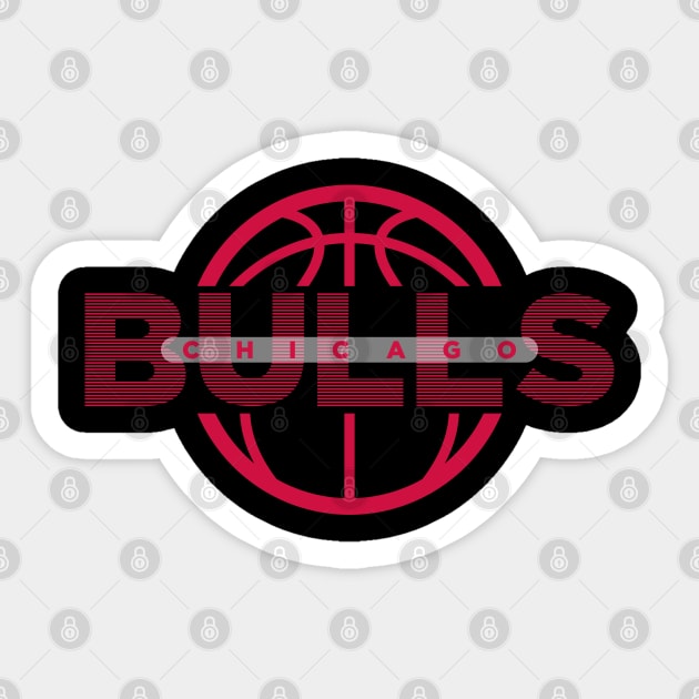 Chicago Bulls 4 Sticker by HooPet